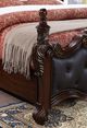 Furniture of America® Cremona 4-Piece Dark Cherry Queen Bedroom Set-5