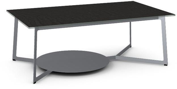 Amisco Customizable Malloy Starstone Coffee Table with Metal Frame-0