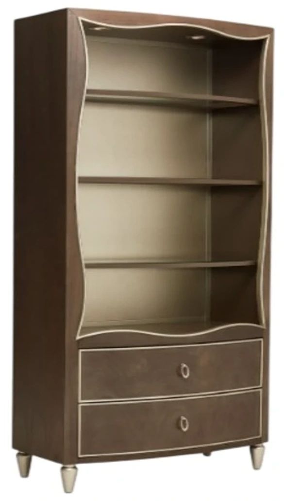 Michael Amini® Villa Cherie Hazelnut Bookcase-1