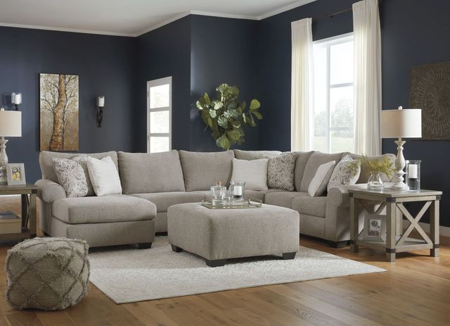 Benchcraft® Baranello Stone Oversized Accent Ottoman-3