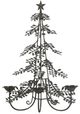 A & B Home Gray Fantasy Garden Candle Holder-0