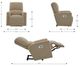 La-Z-Boy® Cade Mineral Power Wall Recliner with Headrest and Lumbar-2