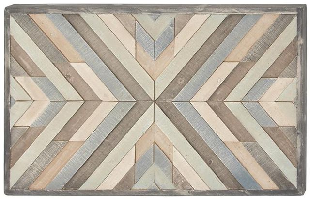 Deco Marche Multi-Colored Geometric Arrow Dimensional Wall Art-0