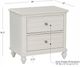 Powell® Naples Antique White Nightstand-2