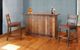 International Furniture Direct Antique 3-Piece Multi-Colored Bar Set-4