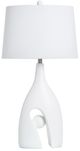 Stylecraft Norman Wyatt Matte White 34" Table Lamp-0