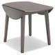 Signature Design by Ashley® Shullden Gray Drop Leaf Dining Table-2