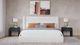 Modus Furniture Formosa Frank Cottage Cheese King Upholstered Wingback Platform Bed-1