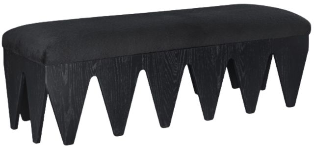 Meridian Furniture Altair Black 55" Upholstered Bench-0
