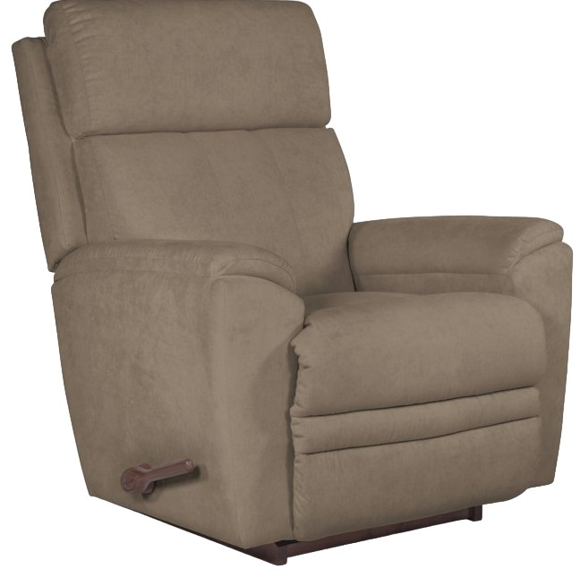 La Z Boy Talladega Wicker Manual Rocking Recliner Liddiard Home Furnishings