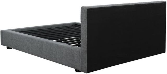 Coaster® Gregory Graphite Upholstered Platform Bed-3
