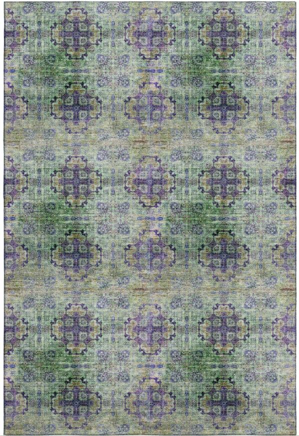 Dalyn™ Rug Company Trevi TV16 Purple 5'x8' Area Rug-0