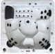 Great Lakes Spas Michigan 6 Person Sterling Silver Hot Tub-0