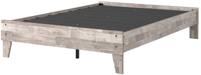 Signature Design by Ashley® Neilsville Whitewash Queen Platform Bed-2