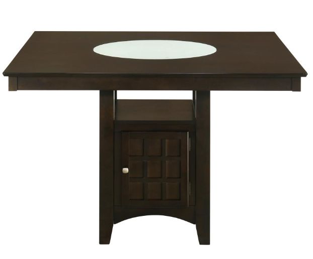 Coaster® Gabriel 9-Piece Brown Square Counter Height Dining Set-1