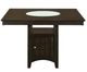 Coaster® Gabriel 9-Piece Brown Square Counter Height Dining Set-1