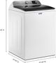Maytag® 4.8 Cu. Ft. White Top Load Washer-4