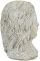 A & B Home Gray Lady Bust Statue with Long Hair-3