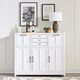 Liberty Furniture Capeside Cottage Porcelain White Buffet-0