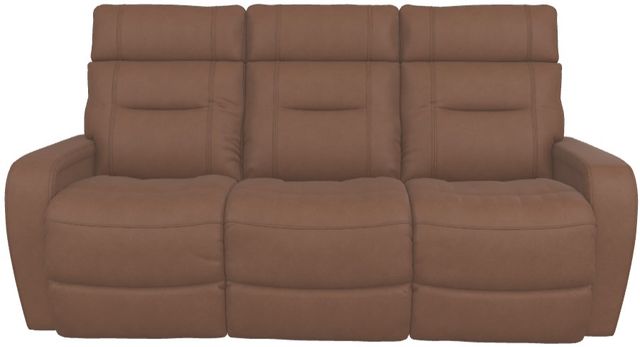 La-Z-Boy® Baron Mocha Leather Manual Wall Reclining Sofa-1