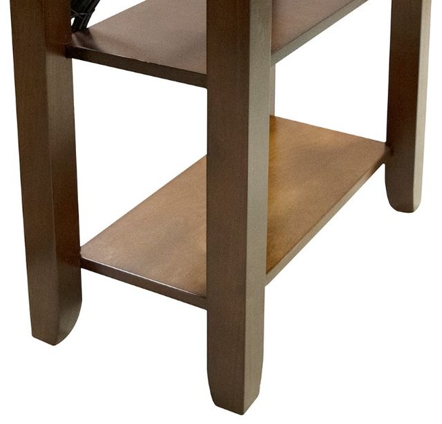 American Wholesale Furniture Jasper Brown Chairside Table-1