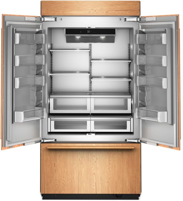 KitchenAid® 42" 24.2 Cu. Ft. Panel Ready Built-In French Door Refrigerator with Platinum Interior-1
