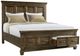 Elements International McCoy Charcoal King Storage Bed-1