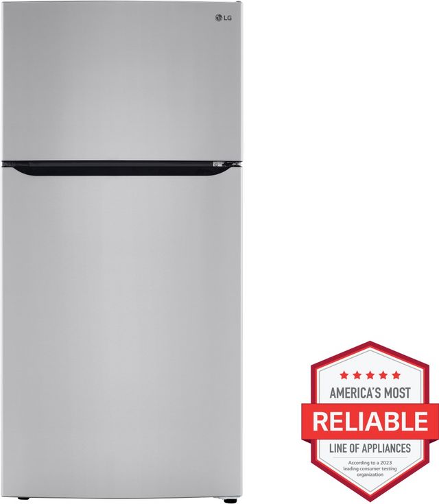 LG 33" 23.8 Cu. Ft Stainless Steel Top Freezer Refrigerator-1