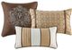 Olliix by Madison Park Brown/Gold King Bellagio 7 Piece Jacquard Comforter Set-1
