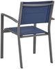 Signature Design by Ashley® Point Bonita 4-Piece Blue/Gray Aluminum Outdoor Sling Arm Chair-4