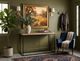 Sunny Designs™ Jax Brown Large Console Table with Black Base-1