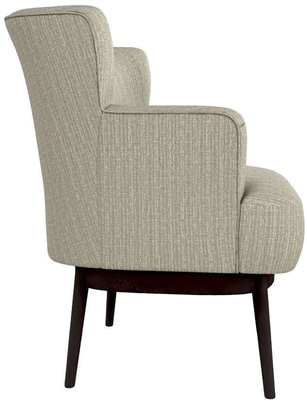 Best® Home Furnishings Customizable Kelida Swivel Chair with Espresso Legs-2
