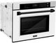 ZLINE Autograph Edition Professional 30" Stainless Steel Single Electric Wall Oven with White Matte Door and Matte Black Accents-1