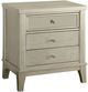 Furniture of America® Adeline Silver Nightstand-0