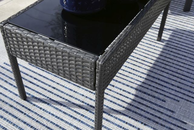 Signature Design by Ashley® Alina 4-Piece Gray Outdoor Seating Set-3