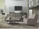 Flexsteel® Arlo Fossil Power Reclining Sofa with Power Headrests-3
