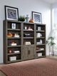 aspenhome® Modern Loft Graystone Open Bookcase-1