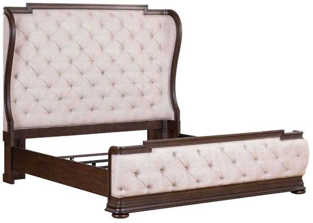 Liberty Furniture Provence Park Chateau Brown/Cream Queen Shelter Bed-0