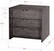 Donco Kids Louver Antique Gray Youth 3-Drawer Chest-2