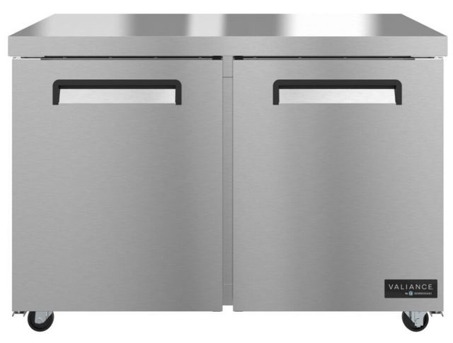 Hoshizaki Valiance® 48" 12.1 Cu. Ft. Stainless Steel Two Section Undercounter Refrigerator-0