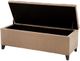 Olliix by Madison Park Sand Shandra Tufted Top Storage Bench-2