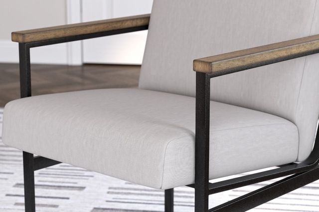 Signature Design by Ashley® Montia Beige/Gunmetal Gray Home Office Desk Chair-4