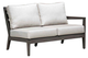 Ratana Lucia Ash Grey Alumium 2-Seater Right Arm-0