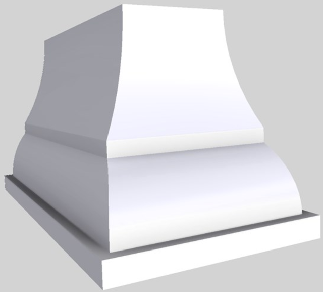 Vent-A-Hood® Designer Series 54" White Island Range Hood-2