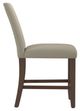 Emerald Home Seneca 2-Piece Beige/Brown Upholstered Counter Stool Set-4