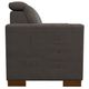 La-Z-Boy® Armitage Greystone Leather Power Reclining Chair and a Half with Headrest-3