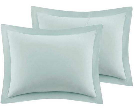 Olliix by Madison Park Sarasota Seafoam King/Cal King Microcell Down Alternative Comforter Mini Set-3