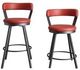Mazin Furniture Appert Red 24 Inch Counter Side Dining Chair-3