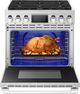 SKS 36" Stainless Steel Smart Pro-Style Natural Gas Range with 6 Burners-2