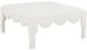 Fairfield® Cee Cee White Cocktail Ottoman-0